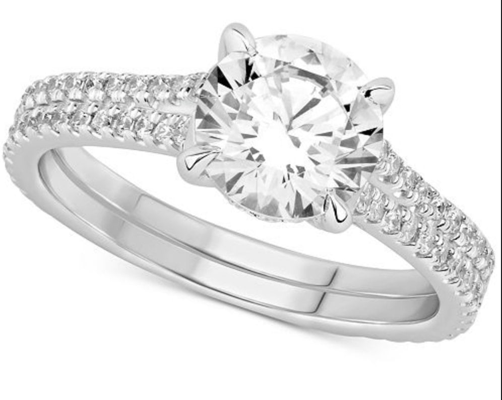 Verlobungsring Weißgold