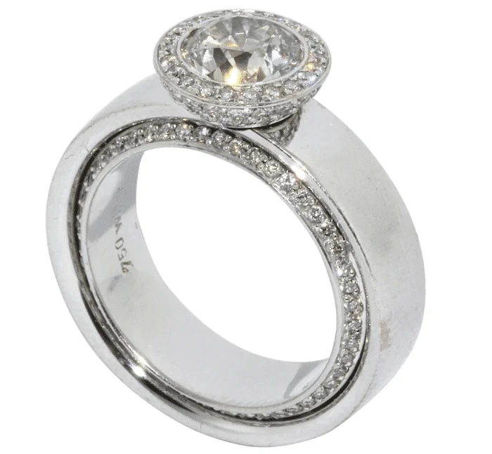 Willer 18 Karat Weißgold 1.4 Carat Diamant Ring