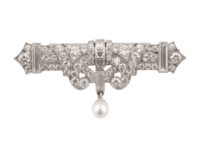 Art Deco Diamantbrosche