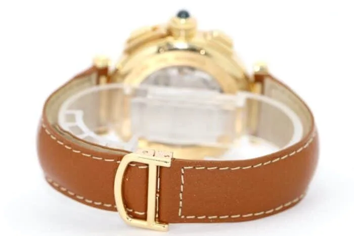 Cartier Pasha Chronograph Automatic Gold 2861 – Bild 4