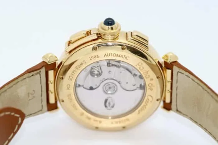 Cartier Pasha Chronograph Automatic Gold 2861 – Bild 6