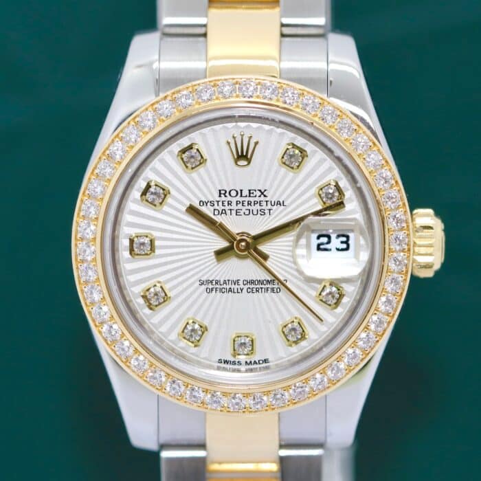 Rolex Lady Datejust 26 Edelstahl Gold Diamanten 179383