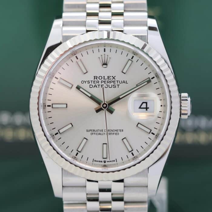 Rolex Datejust 36 126234 Grau Jubilee